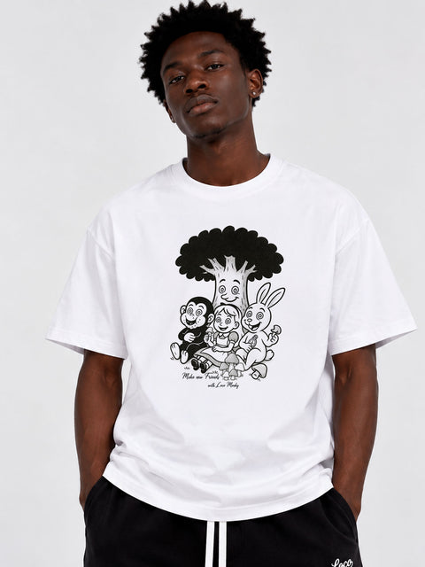 Camiseta Alice de Loco Monky White