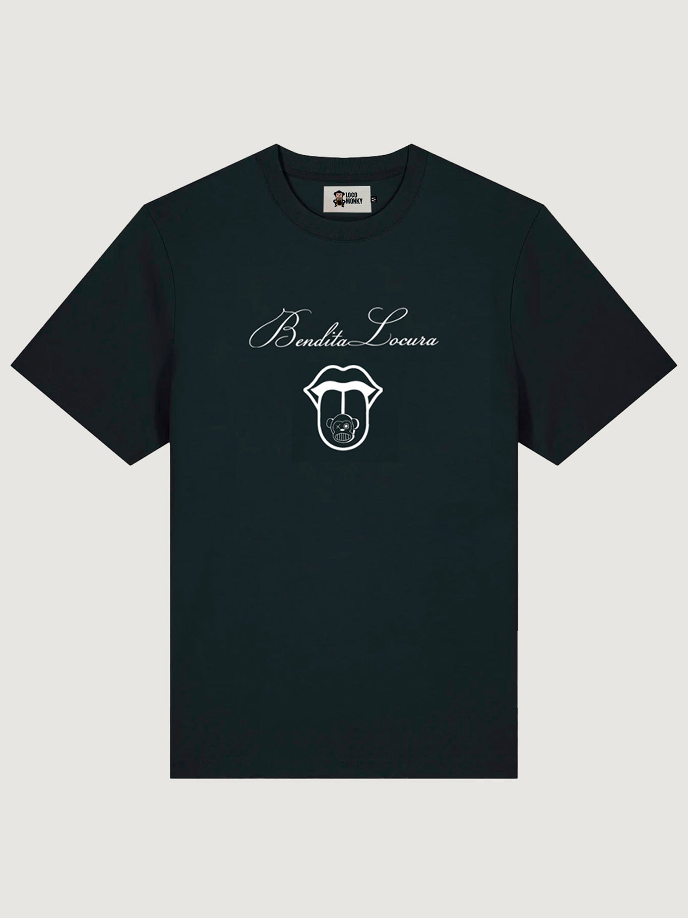Camiseta Bendita Locura III de Loco Monky Black