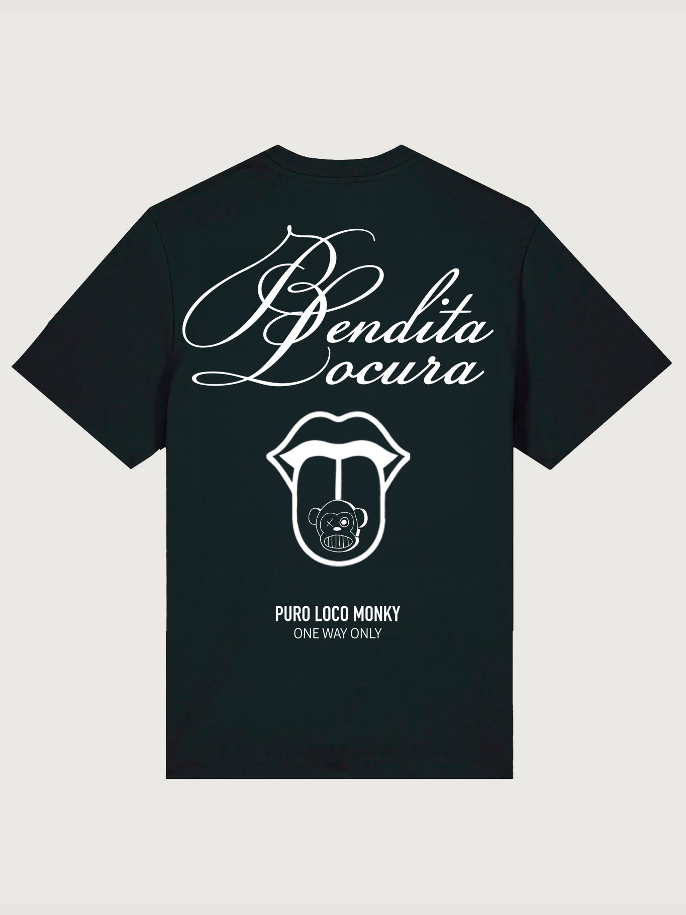 Camiseta Bendita Locura III de Loco Monky Black