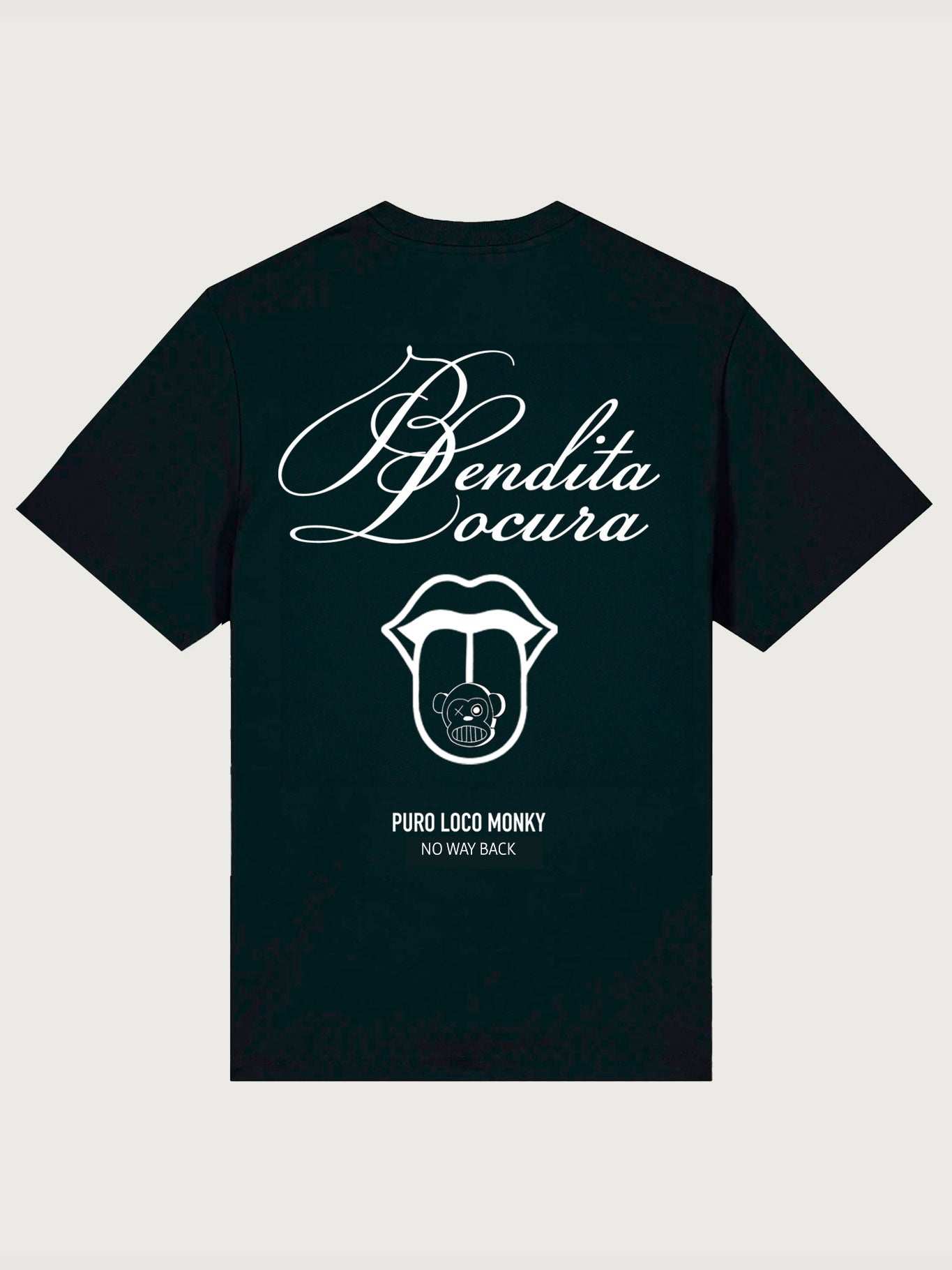 Camiseta Bendita Locura III de Loco Monky Black