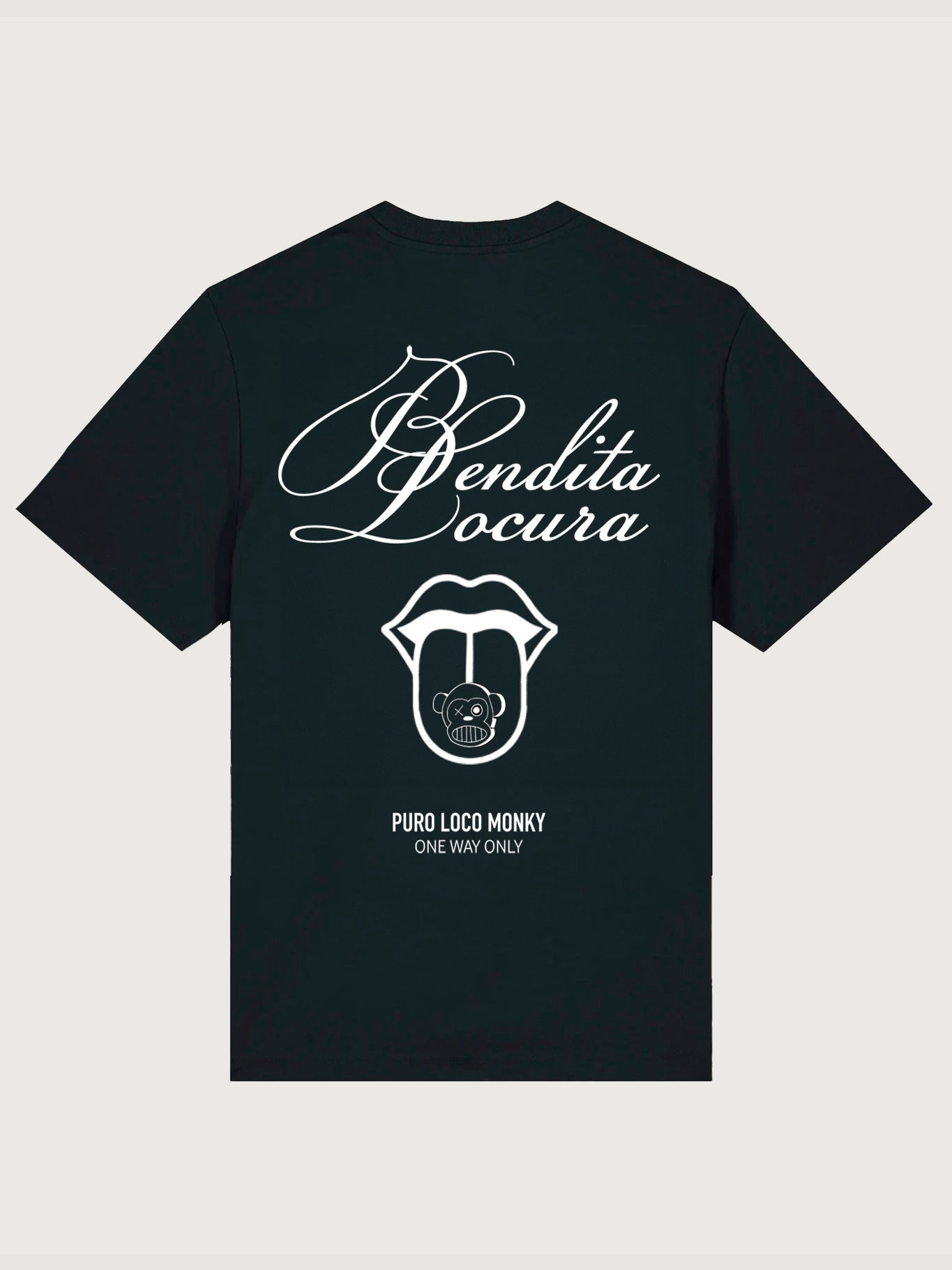 Camiseta Bendita Locura III de Loco Monky Black