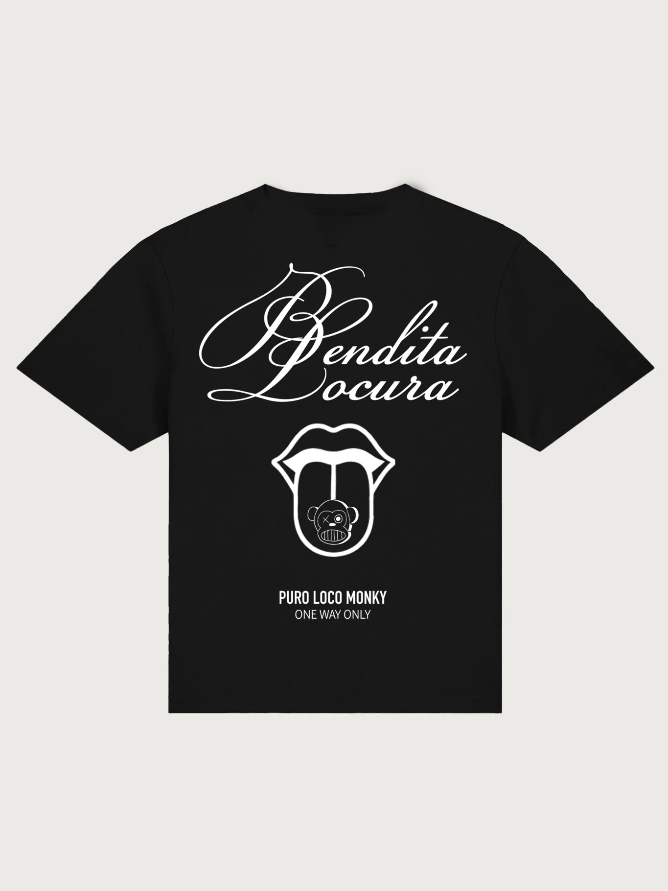 Camiseta Mujer Bendita Locura III de Loco Monky Black