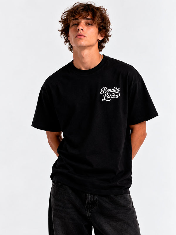 Camiseta Unisex Bendita Locura VI Black