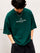 Camiseta boxy Unisex LOCO MONKY Trip B Dark Green by LOCO MONKY