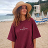 Camiseta boxy Unisex LOCO MONKY Trip B Grape by LOCO MONKY