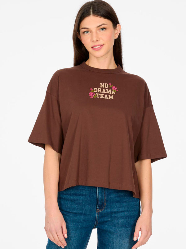 Camiseta de mujer Rargwear Zipora PP Gots Dark Choco