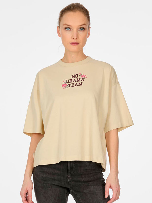 Camiseta de mujer Rargwear Zipora PP Gots Ecru