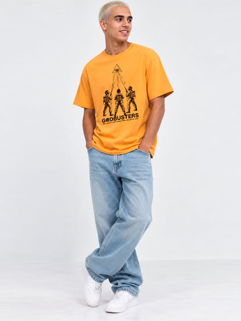Camiseta Godbusters de Loco Monky Yellow