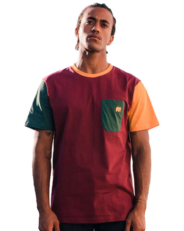 Camiseta Trendsplant Organic Pocket Color Block T-Shirt - NUM wear