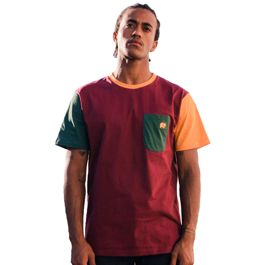 Camiseta Trendsplant Organic Pocket Color Block T-Shirt - NUM wear