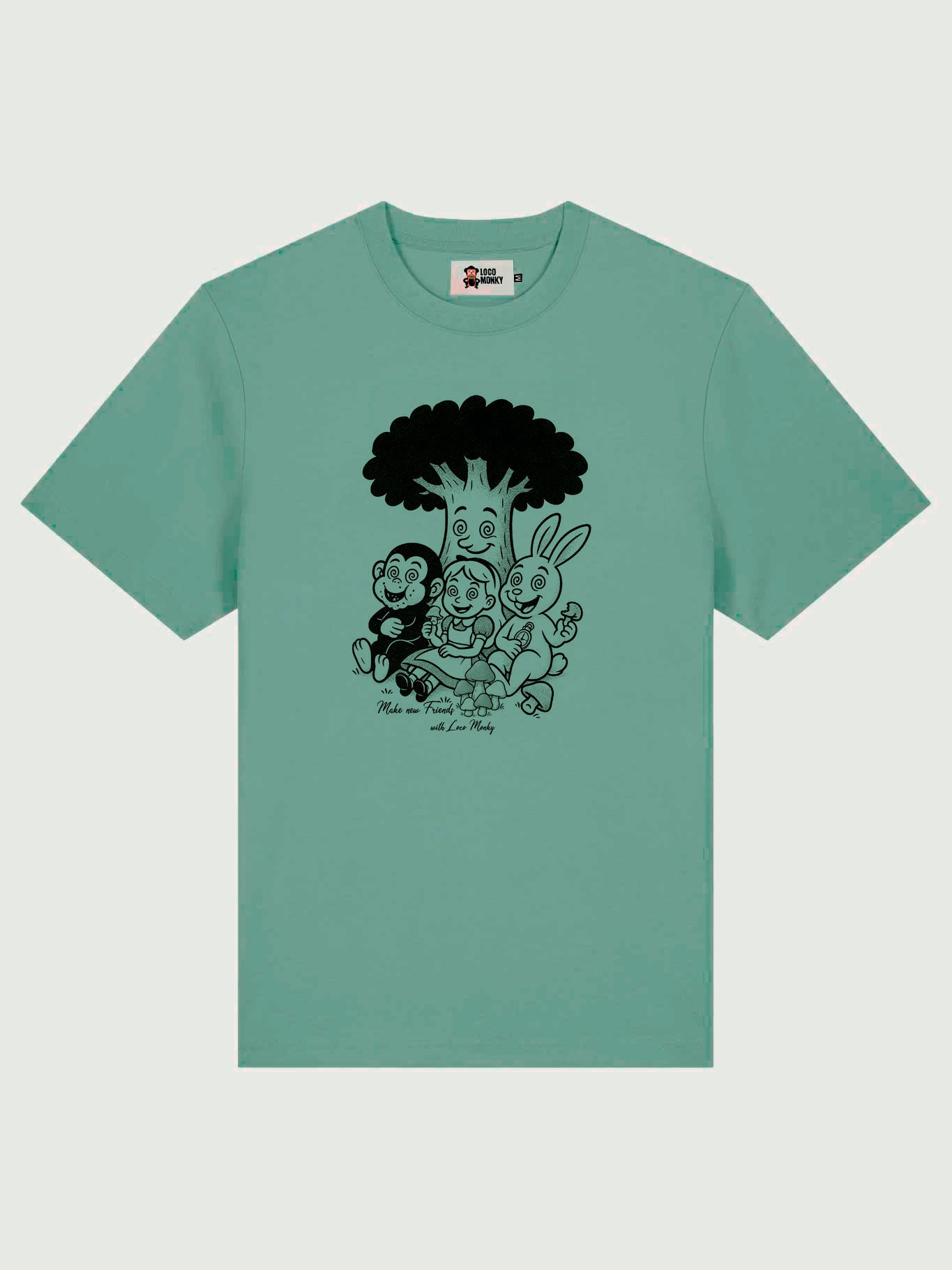 Camiseta Alice de Loco Monky Green