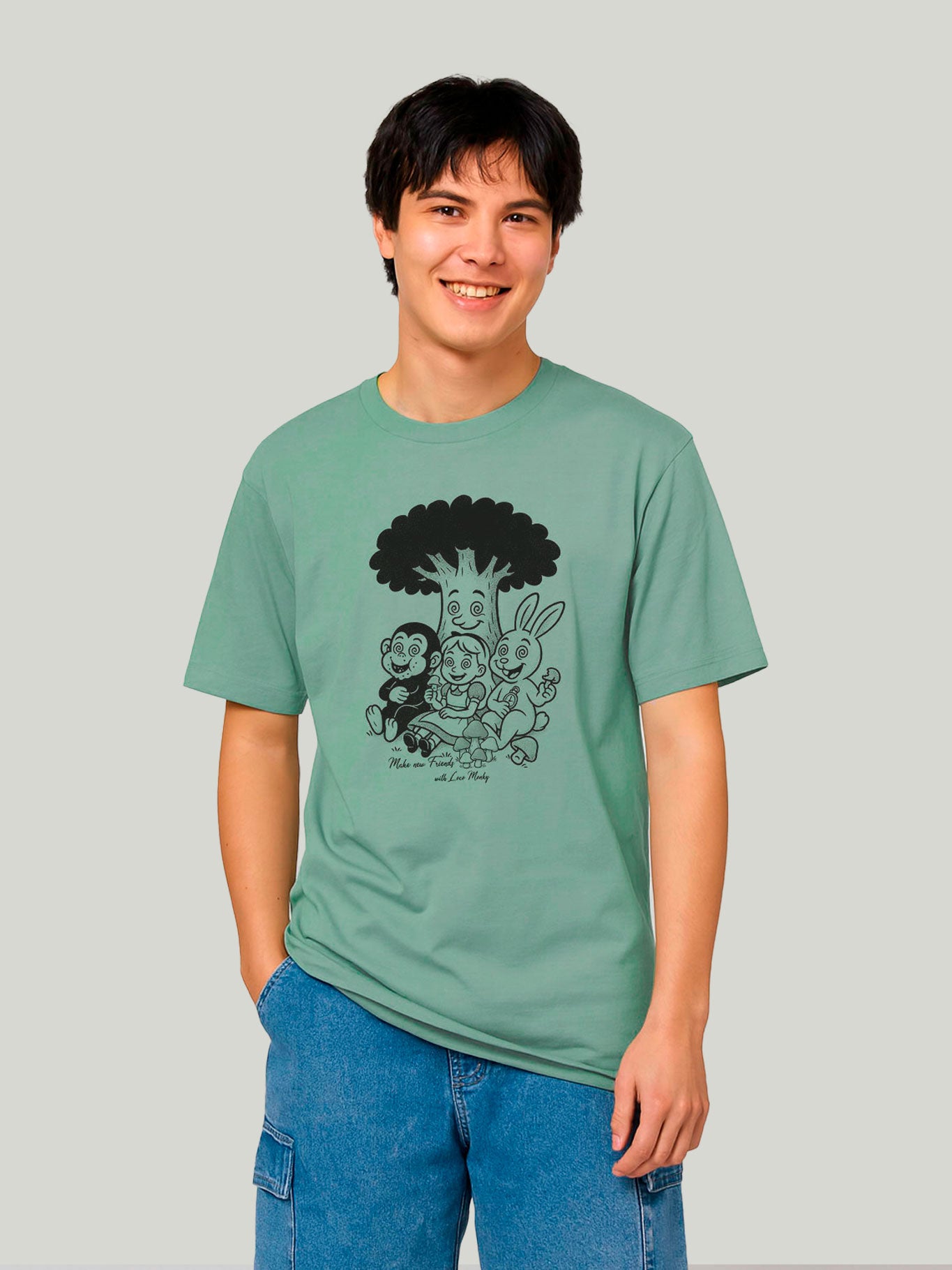 Camiseta Alice de Loco Monky Green