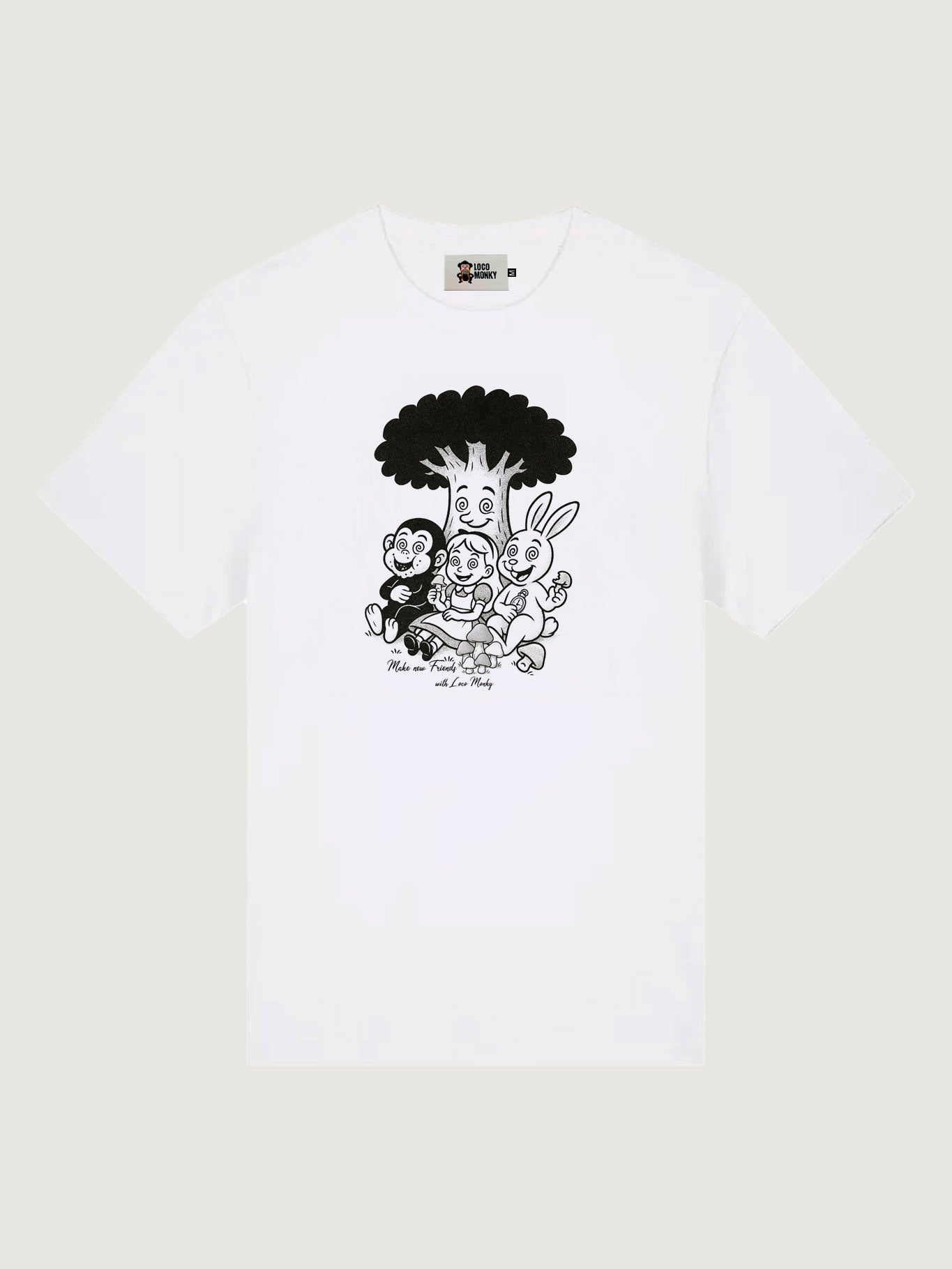Camiseta Alice de Loco Monky White