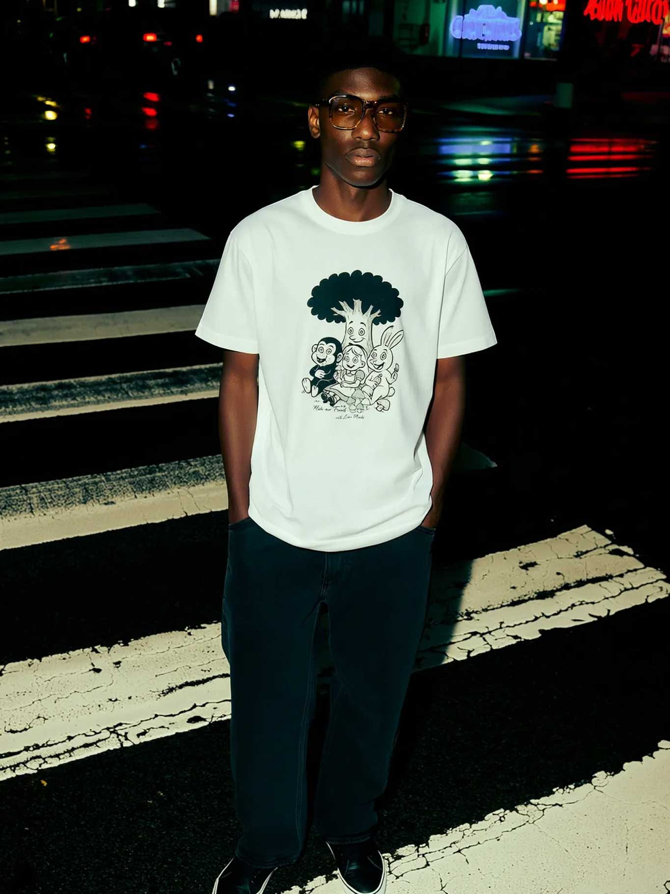 Camiseta Alice de Loco Monky White