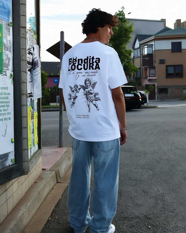 Camiseta Bendita Locura IV de Loco Monky White by LOCO MONKY