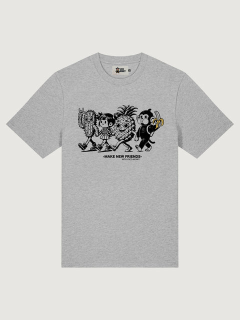 Camiseta Fruits de Loco Monky Heather Grey