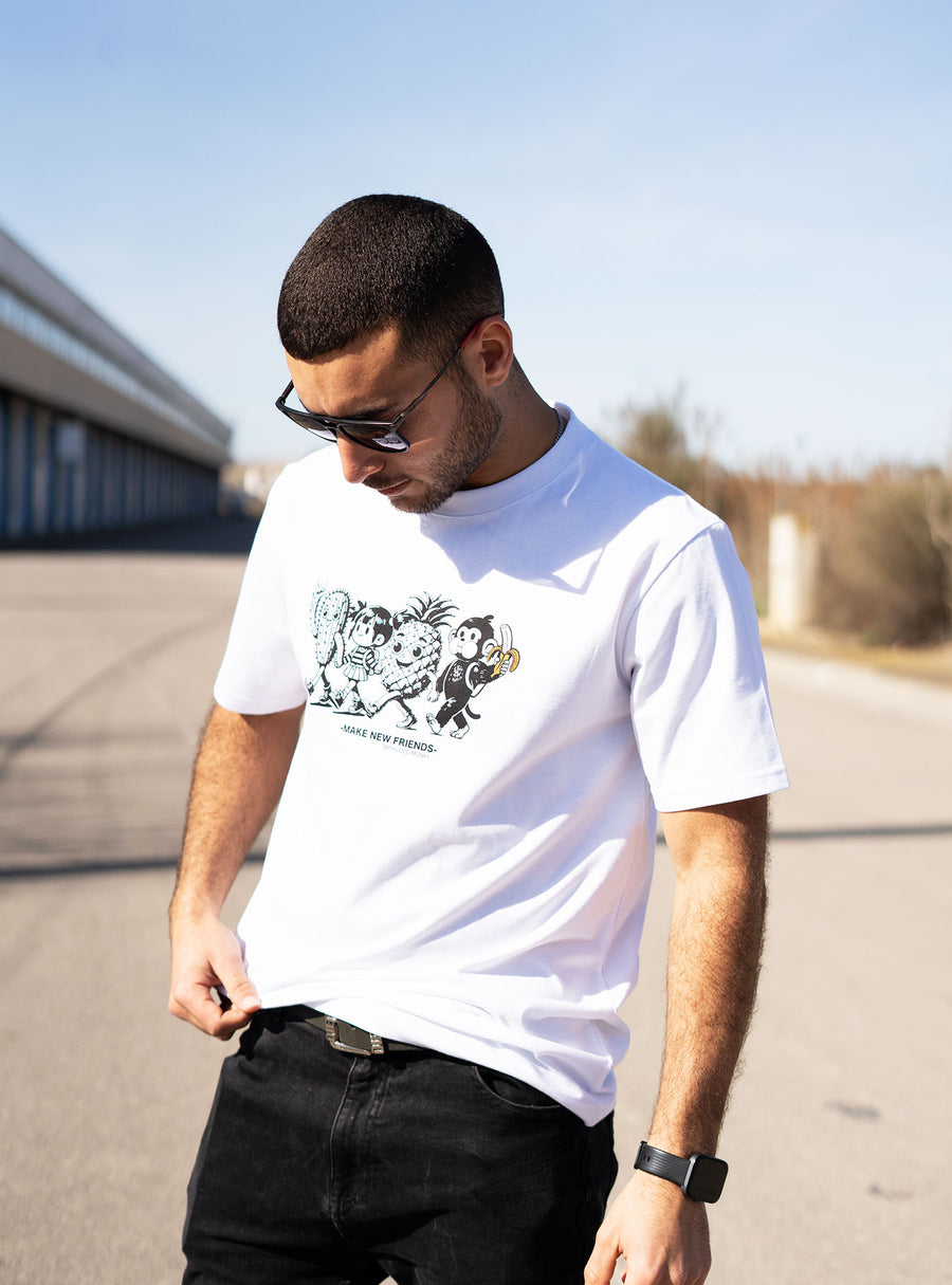 Camiseta Fruits de Loco Monky White