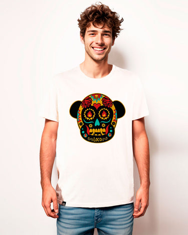 Camiseta Loco Monky Loco MEXICO color Old White NUM wear - NUM wear