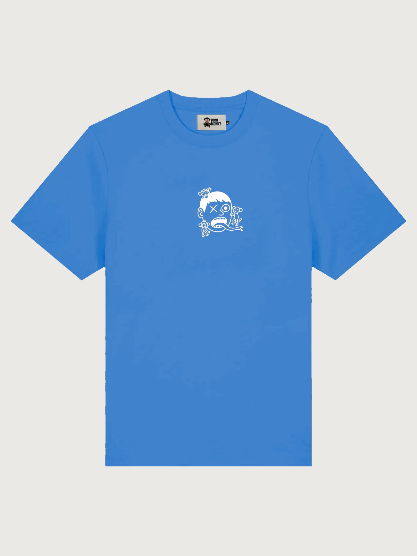 Camiseta Monos in my face de Loco Monky Blue