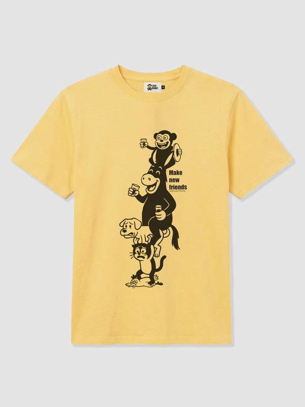 Camiseta Music de Loco Monky Soft Yellow by LOCO MONKY