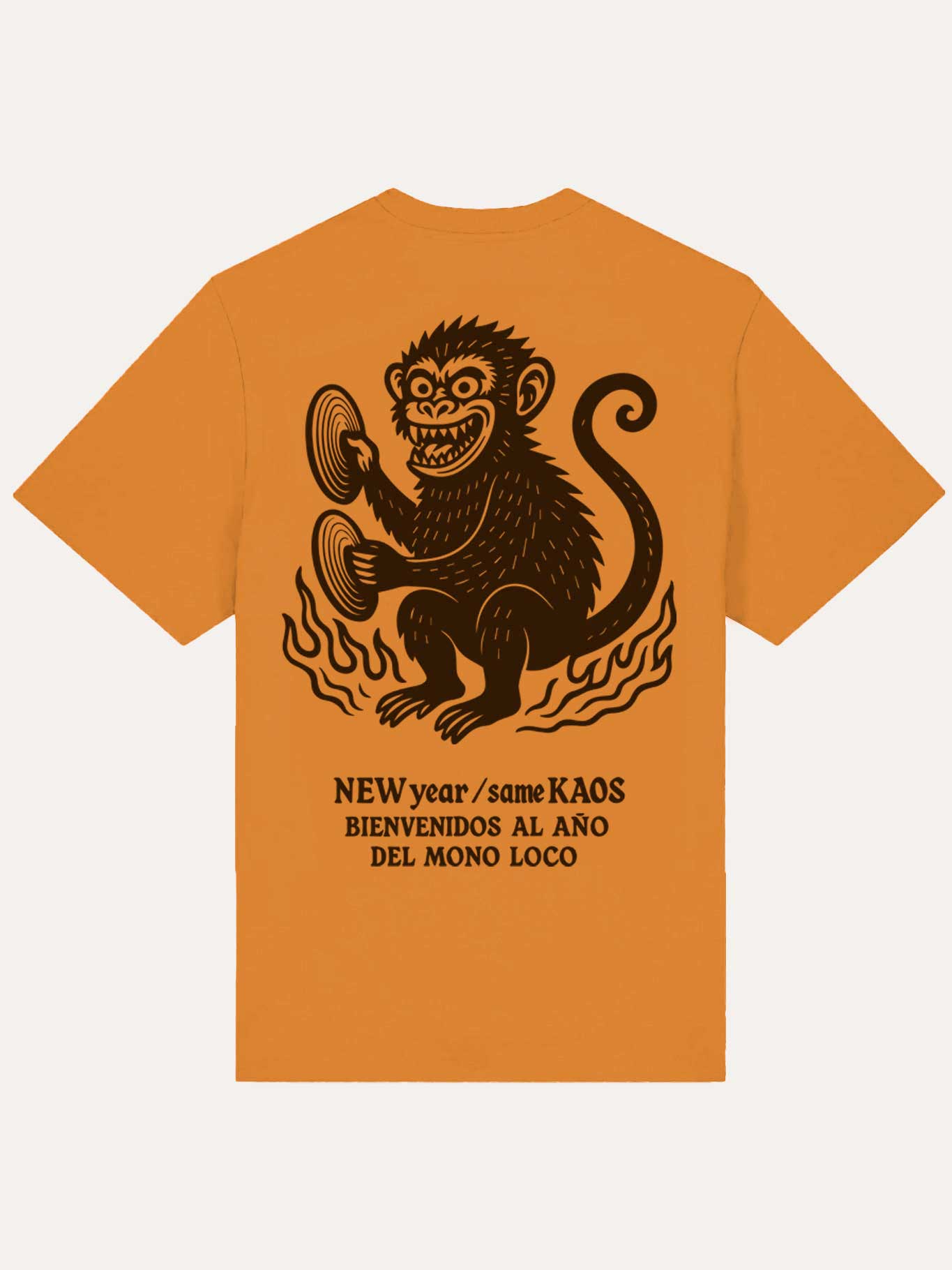 Camiseta New Year de Loco Monky Mustard