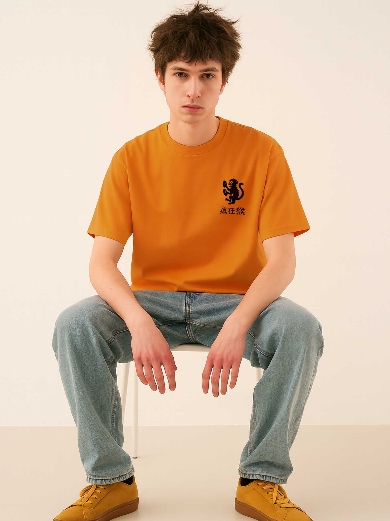 Camiseta New Year de Loco Monky Mustard