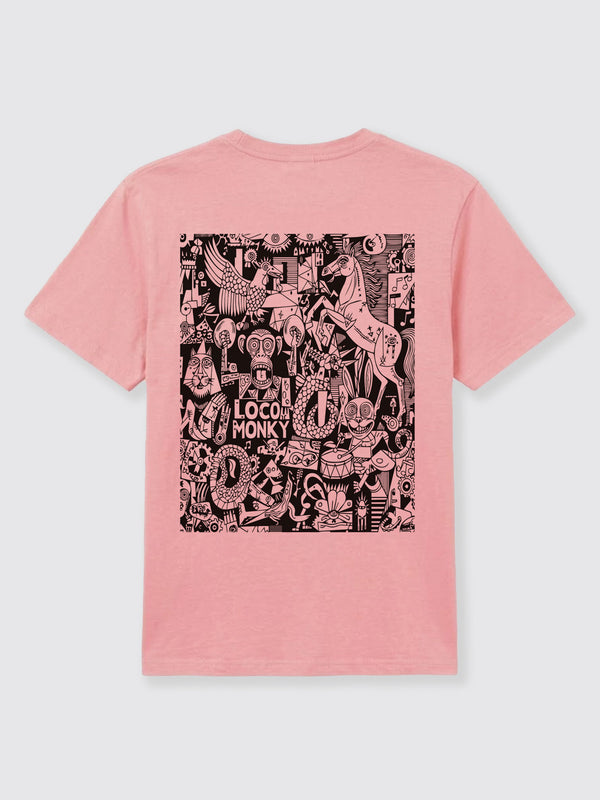 Camiseta Nonsense de Loco Monky Pink by LOCO MONKY