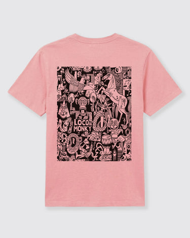 Camiseta Nonsense de Loco Monky Pink by LOCO MONKY