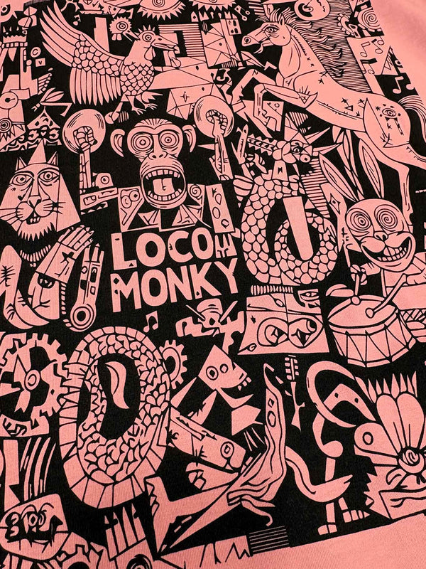 Camiseta Nonsense de Loco Monky Pink by LOCO MONKY