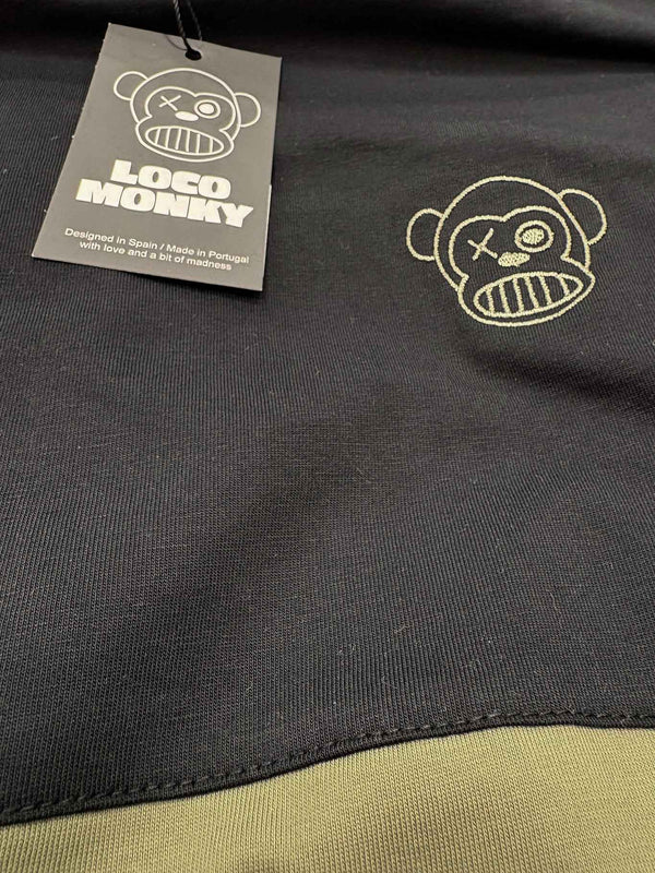 Camiseta Puro Loco B de Loco Monky Olive/Black by LOCO MONKY