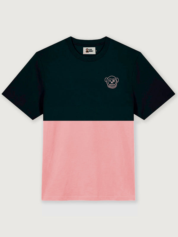 Camiseta Puro Loco B de Loco Monky Pink/Black by LOCO MONKY