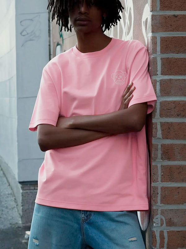 Camiseta Puro Loco B de Loco Monky Pink by LOCO MONKY