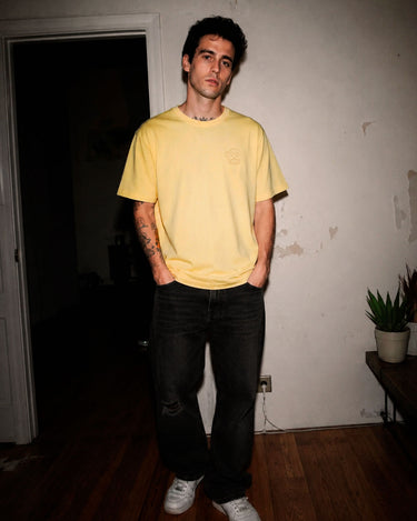 Camiseta Puro Loco B de Loco Monky Soft Yellow by LOCO MONKY