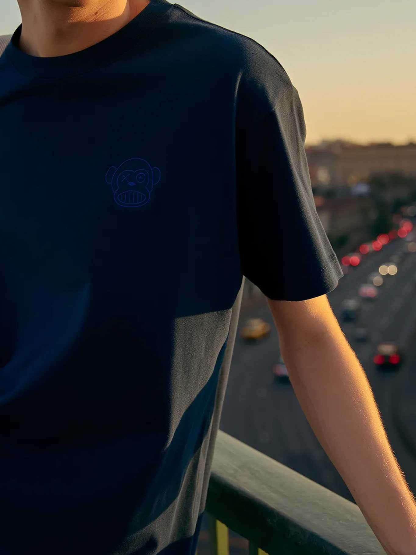 Camiseta Puro Loco B de Loco Monky Dark Blue