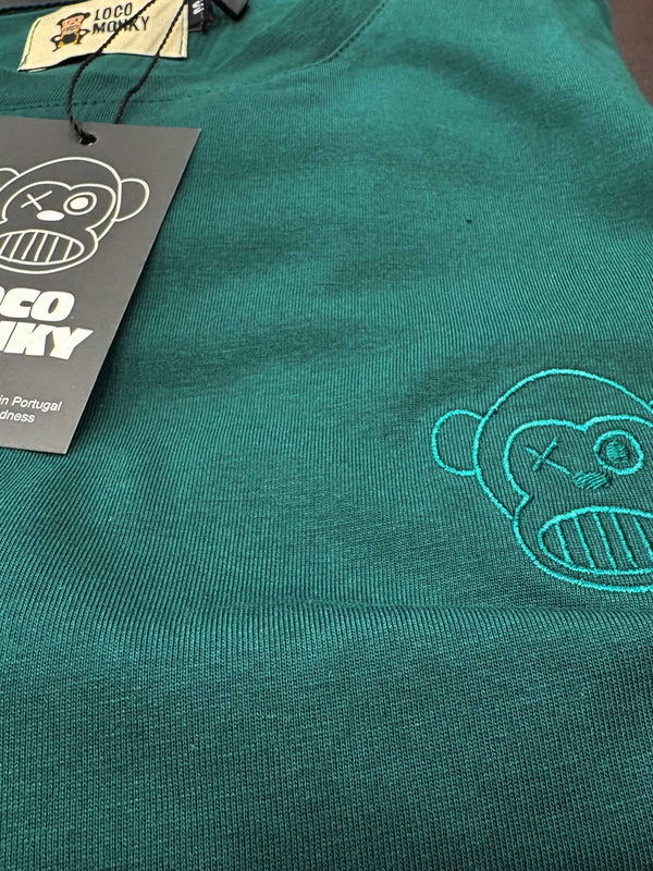 Camiseta Puro Loco B de Loco Monky Dark Green by LOCO MONKY
