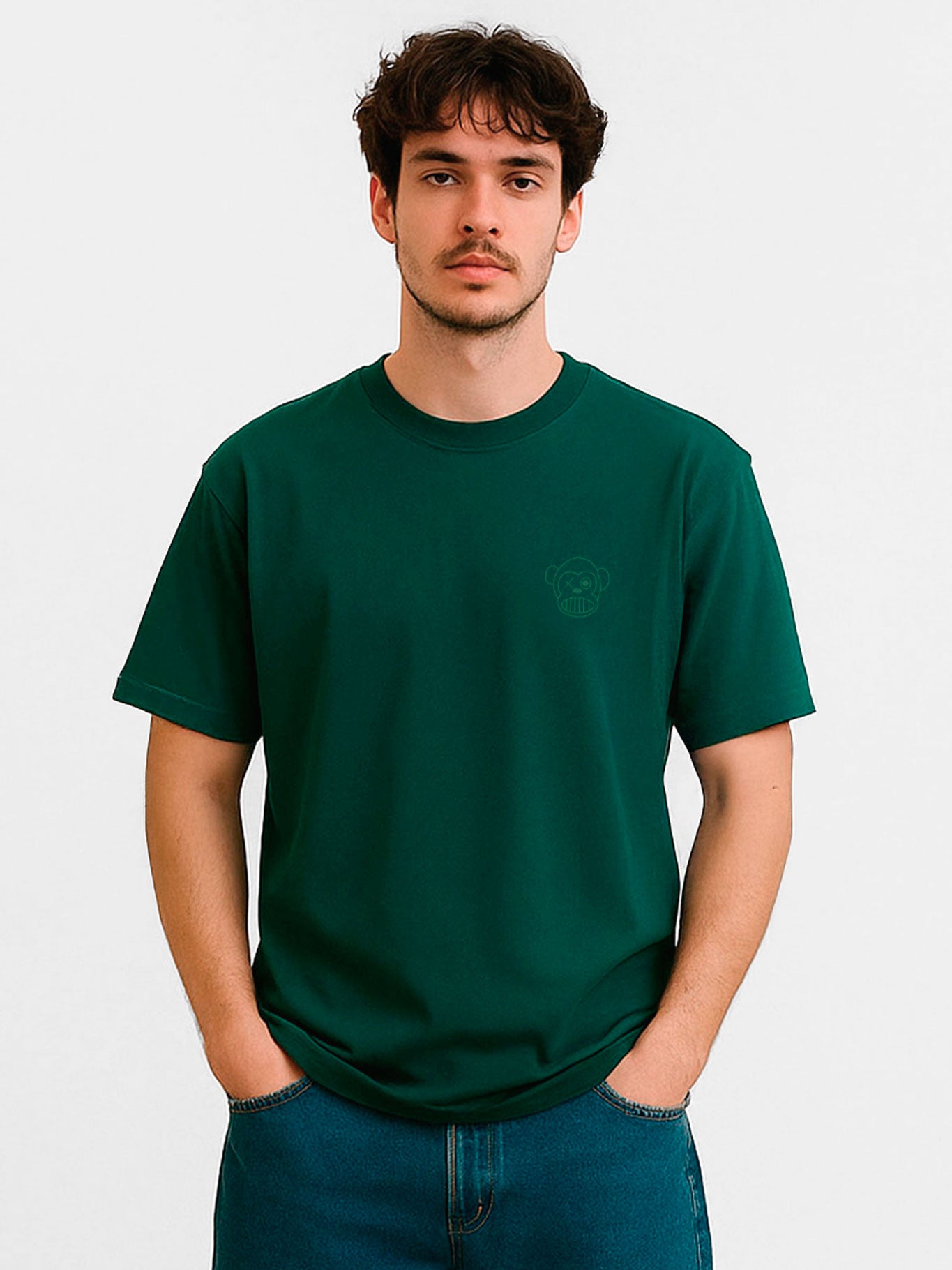 Camiseta Puro Loco B de Loco Monky Dark Green