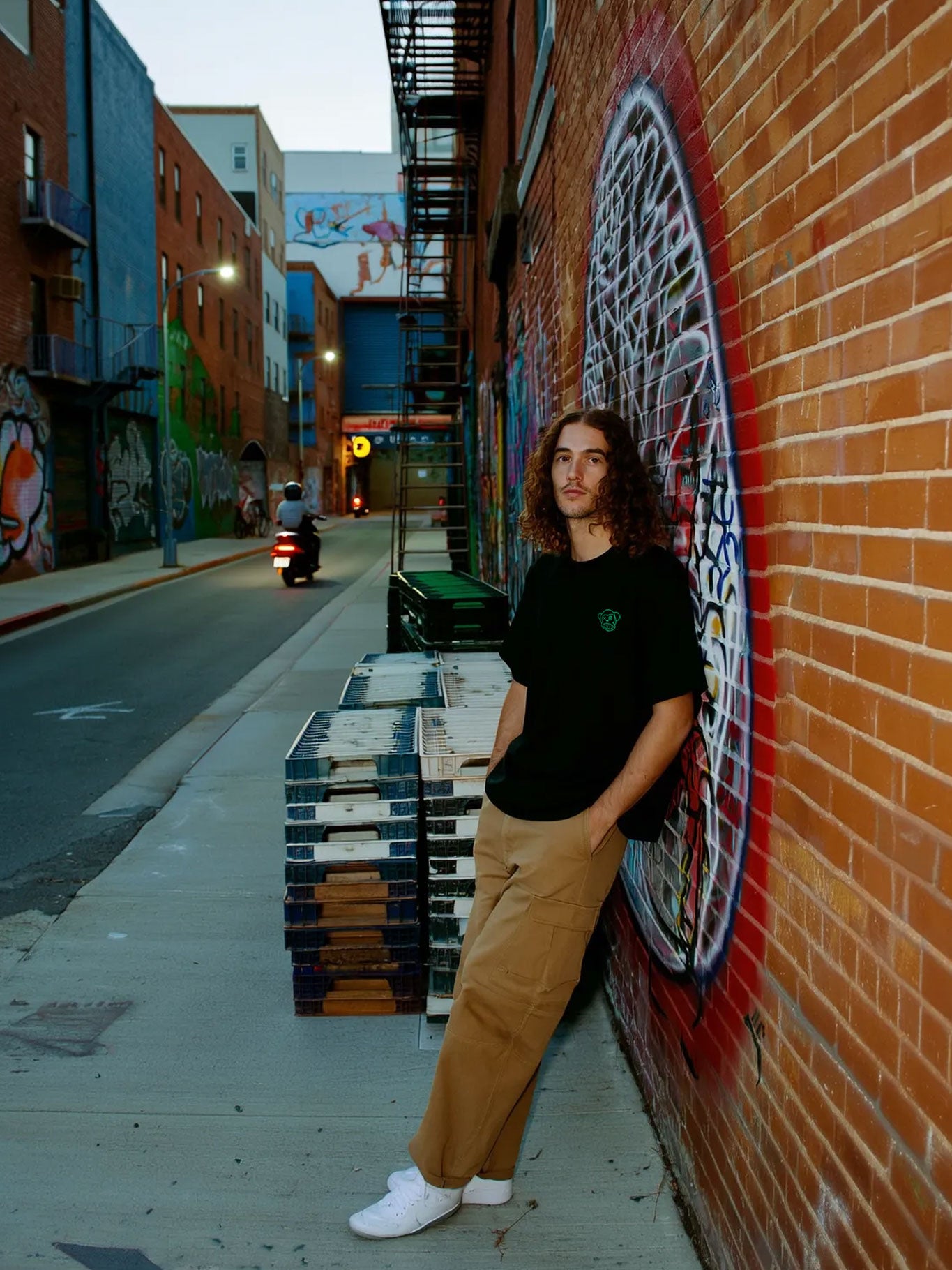 Camiseta Puro Loco Bordado de Loco Monky Black