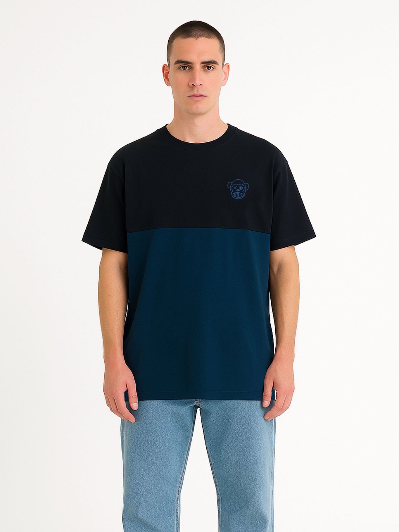 Camiseta Puro Loco B de Loco Monky Dark Blue/Black