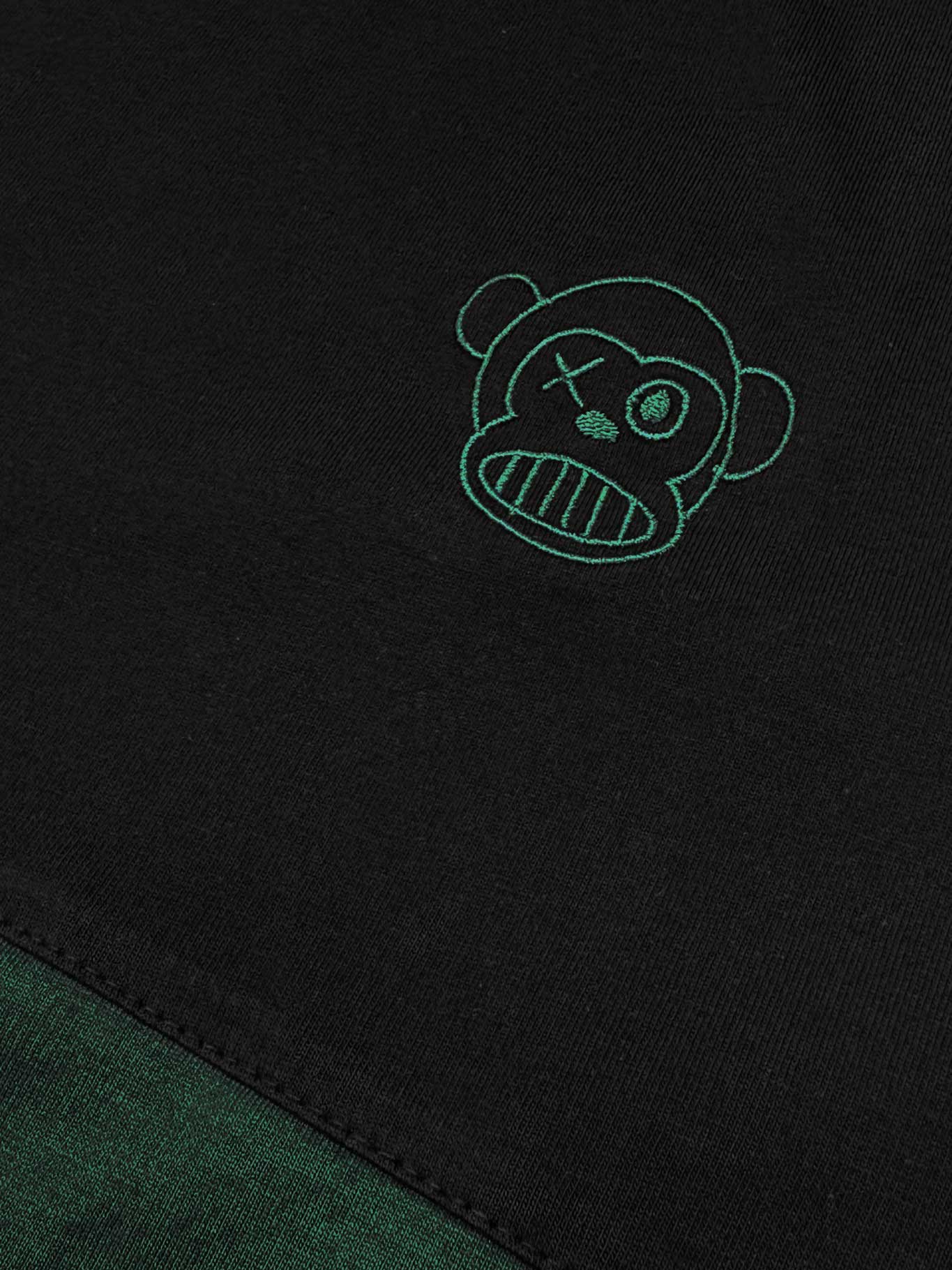 Camiseta Puro Loco B de Loco Monky Dark Green/Black