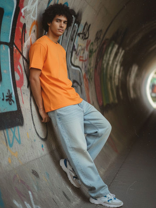 Camiseta Puro Loco Bordado de Loco Monky Mustard by LOCO MONKY