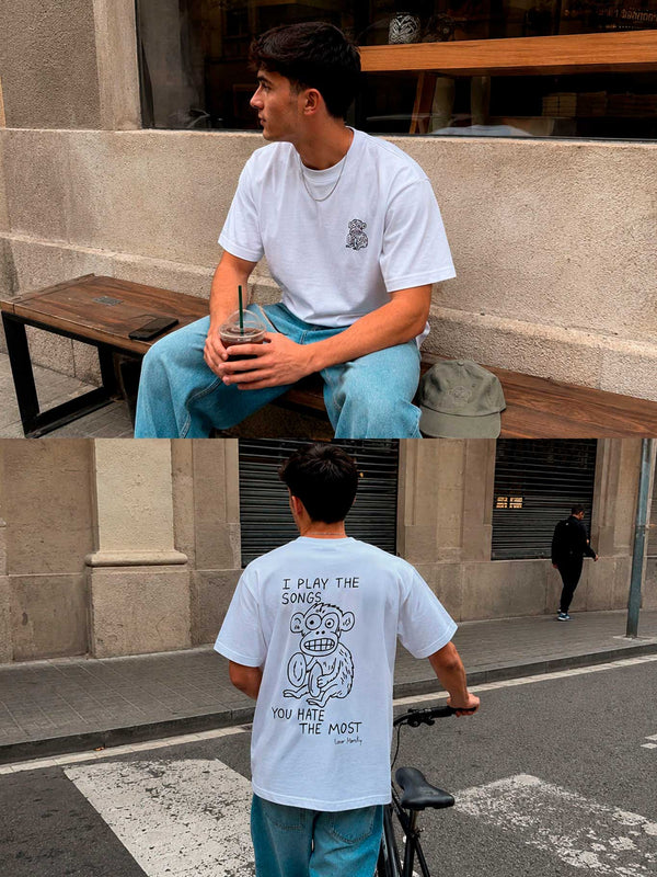 Camiseta Songs de Loco Monky White by LOCO MONKY