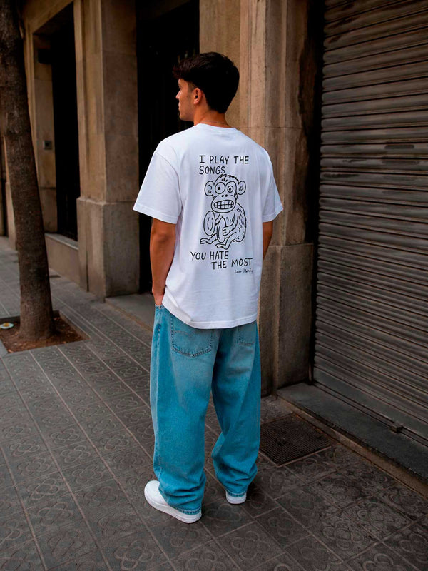 Camiseta Songs de Loco Monky White by LOCO MONKY