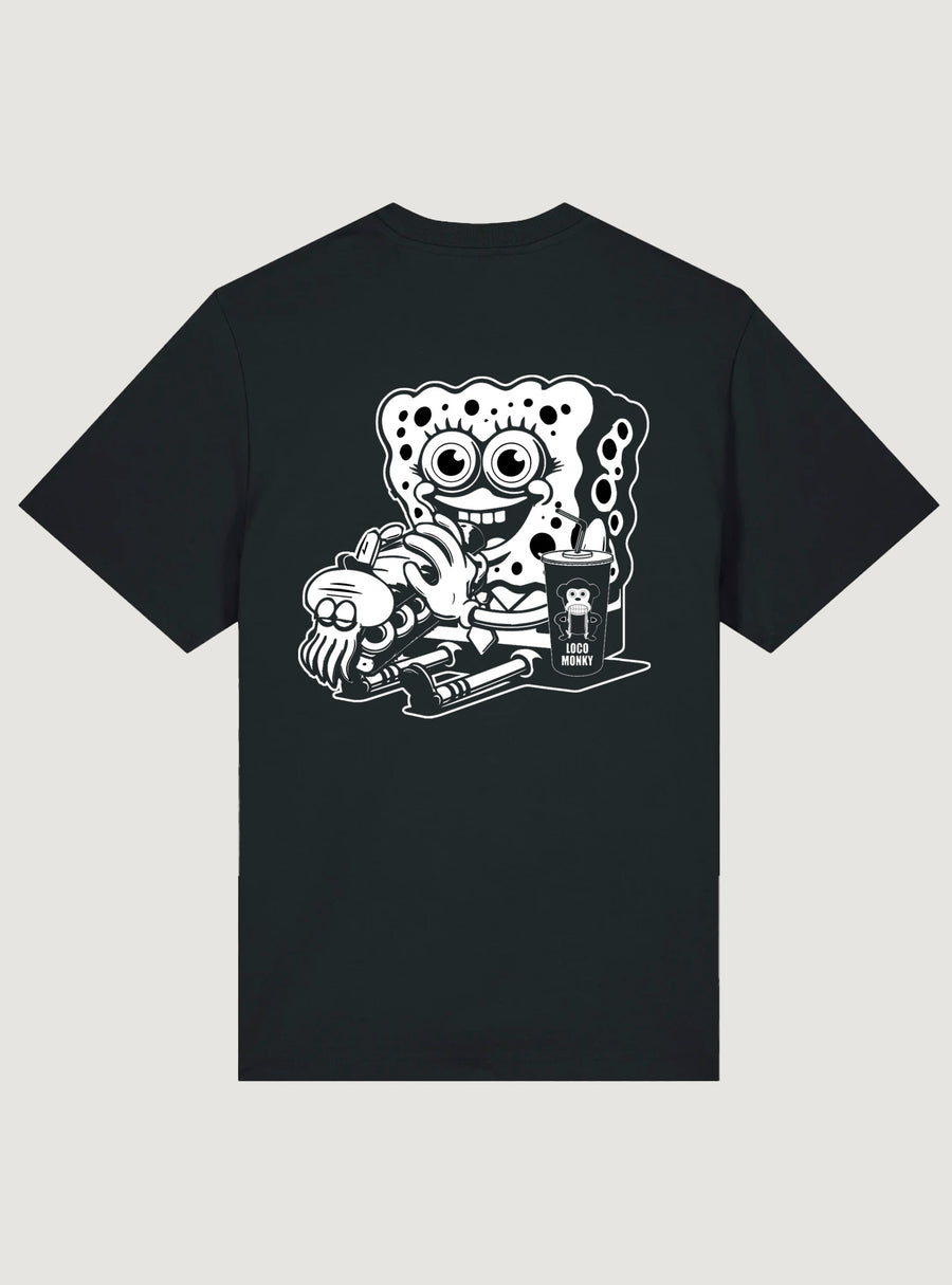 Camiseta Squid Sandwich de Loco Monky black