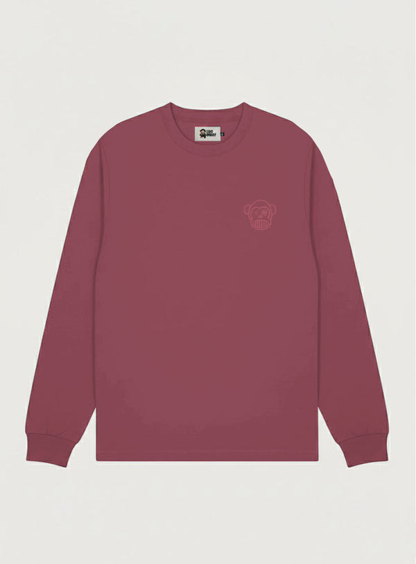 Camiseta de Manga Larga para Hombre de Loco Monky color Grape by LOCO MONKY
