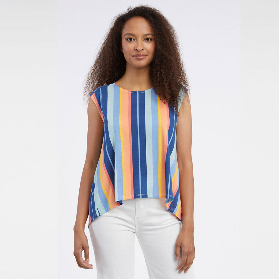 Camiseta de rayas de mujer de Ragwear Domca Stripes