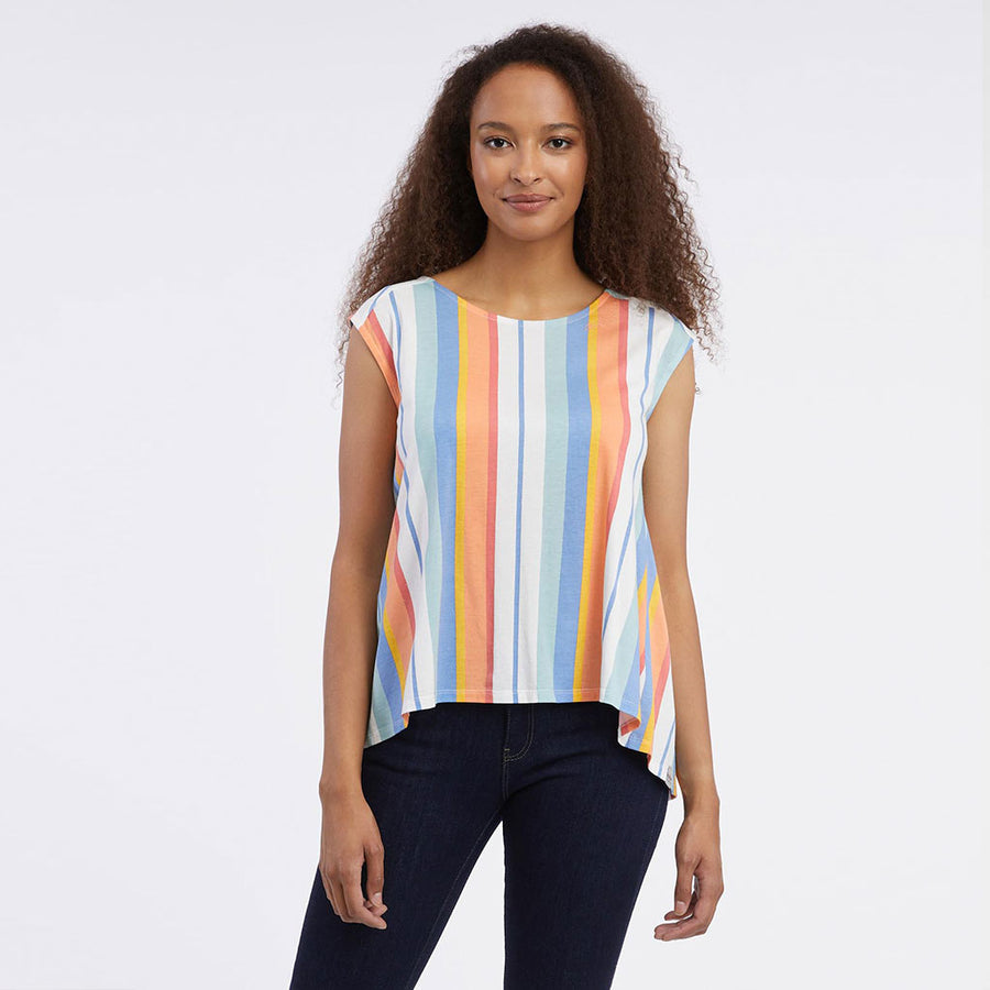 Camiseta de rayas de mujer de Ragwear Domca Stripes