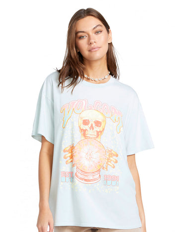 Camiseta calavera mujer Volcom STONES THROW TEE - NUM wear