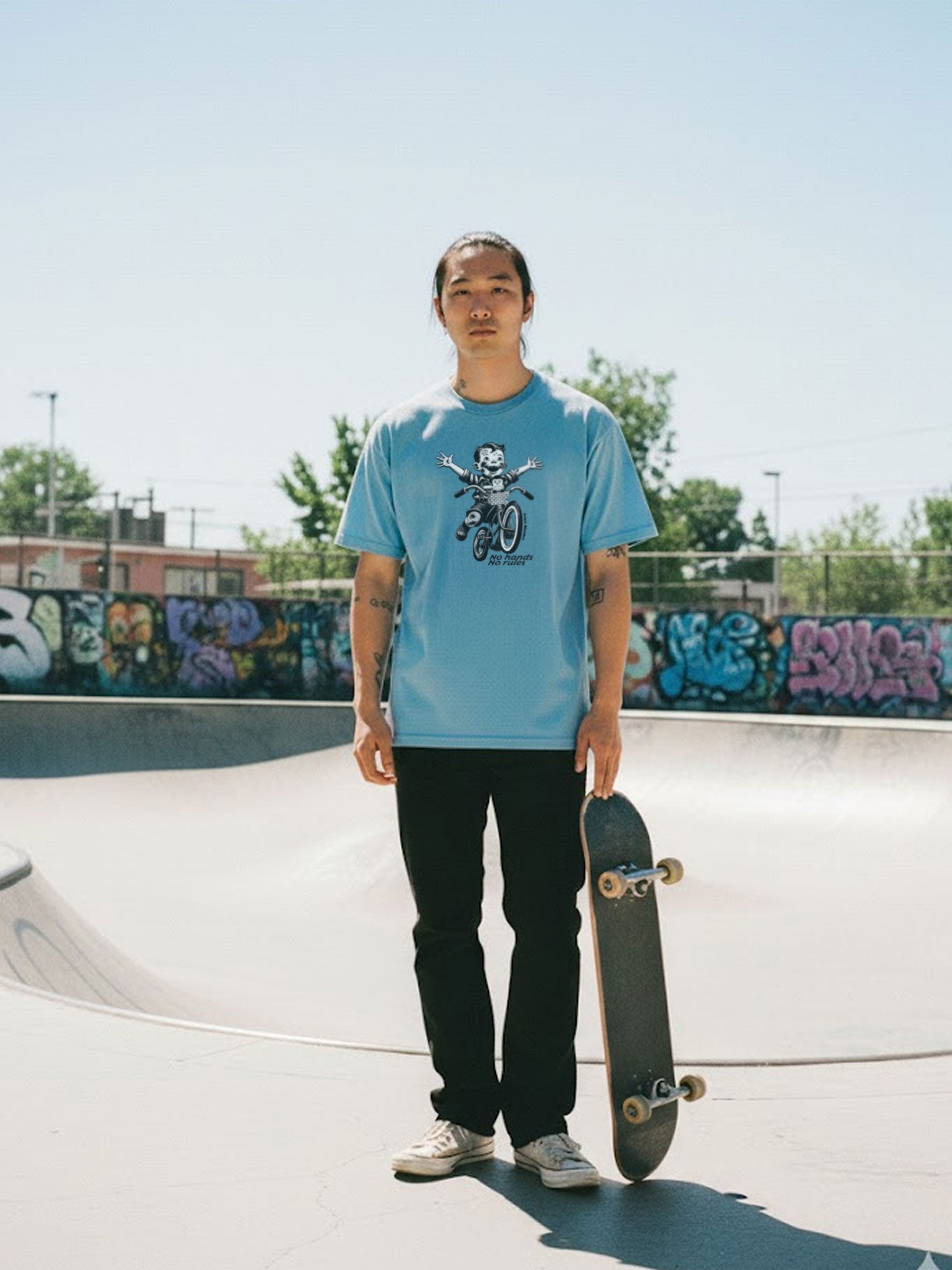 Camiseta No Rules de Loco Monky blue