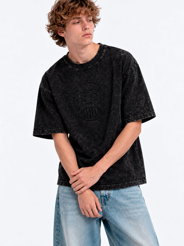 Camiseta Unisex Puro Loco 3D de Loco Monky Acid Black