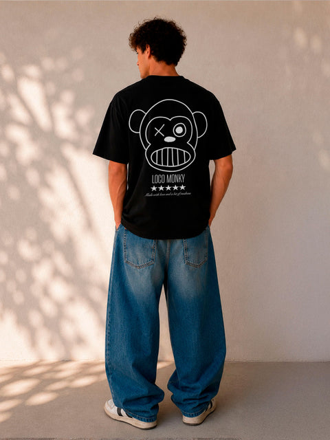 Camiseta  Unisex LOCO MONKY  Puro Loco
